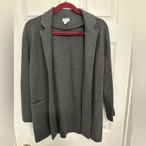 J.Crew Charcoal Grey Sweater Blazer